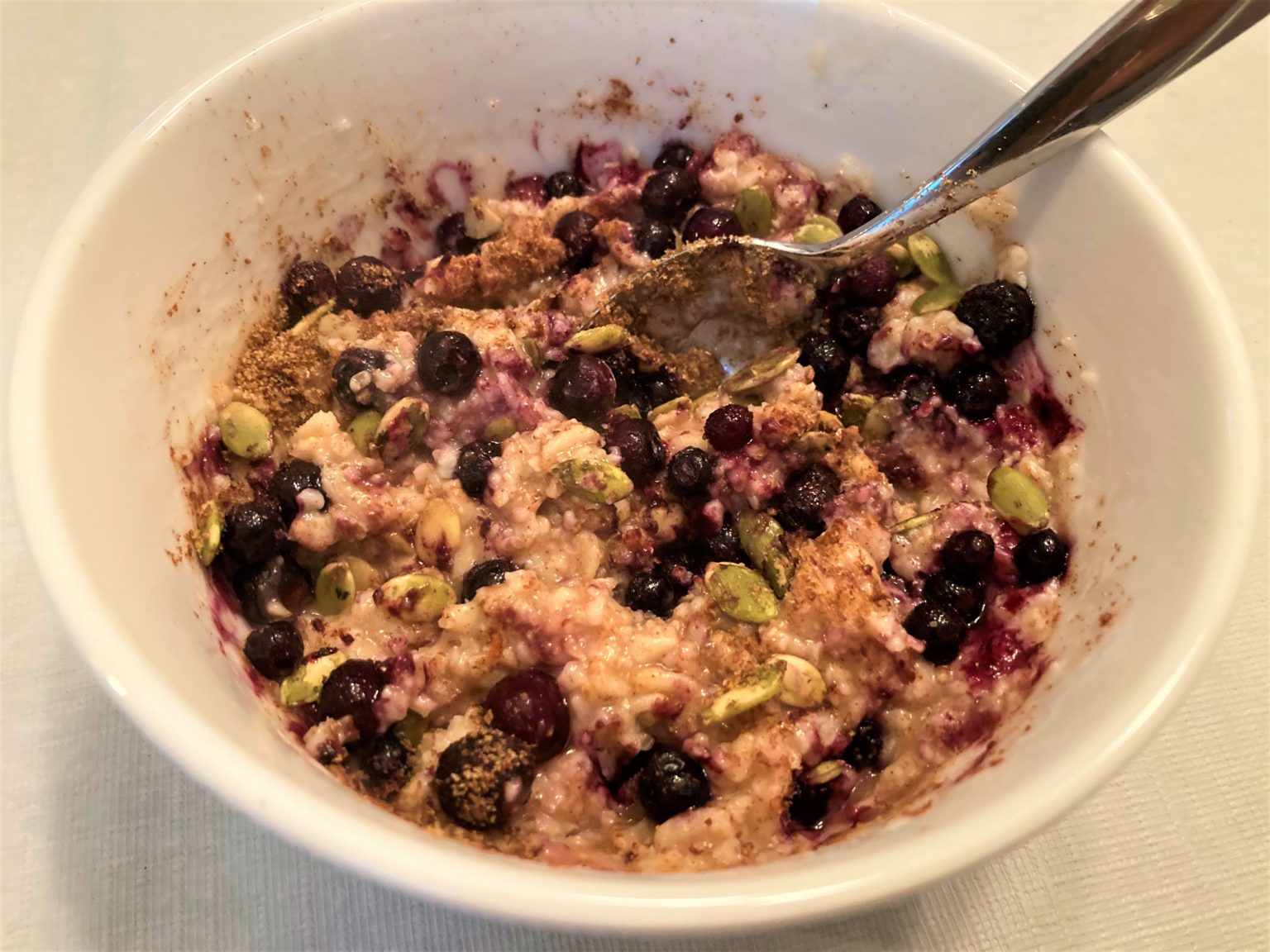 Low-Glycemic Blueberry Oatmeal – Heather's Holistic Health Coaching